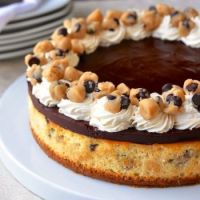 Chocolate Chip Cookie Dough Cheesecake - rock recipes