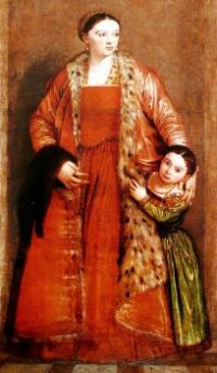 1556_Condesa Livia da Porto con su hija_