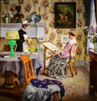 Solve Gari MELCHERS (1860-1932) jigsaw puzzle online with 272 pieces