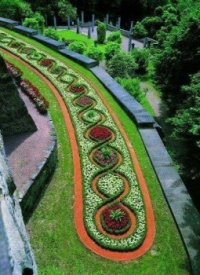 Beautiful garden border