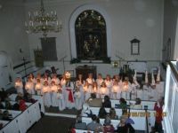 LUCIA FESTIVAL, OLD SWEDES CHURCH, WILMINGTON, DELAWARE