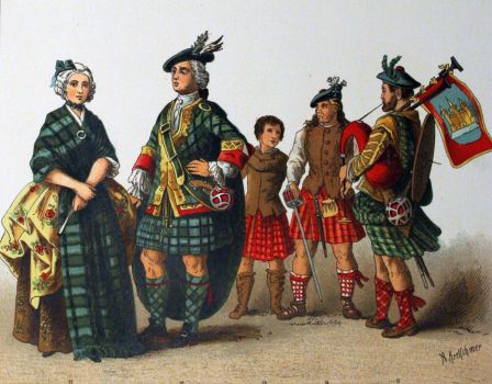 Jigsaw Puzzle | Scottish Dress in the 1700s | 221 pieces | Jigidi