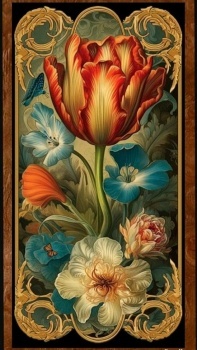 Seasonal Art - Spring / Easter - Flowers 7 - Tulips, Etc (Resize: 15 - 252 Pieces)