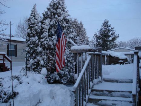 Colors of the USA in winter
