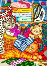 Laundry Cats