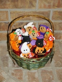 basket of halloweenie beanies