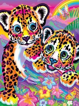 Solve Wild cats _ Lisa Frank jigsaw puzzle online with 48 pieces