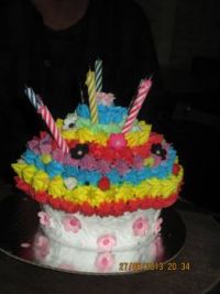 Giant Cupcake Birthday Cake