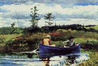 The Blue Boat 1892 by Winslow Homer