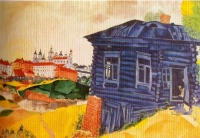 Marc Chagall - Modrý dům