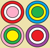 Wobblybear Creations 1547 - (now FREE to own) Abstract circles (*Pick the puzzle size you want)!