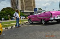 Pink Classic Car