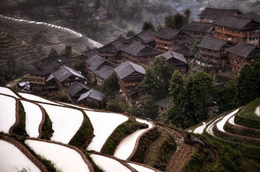 One of the many beautiful mountain villages in China
