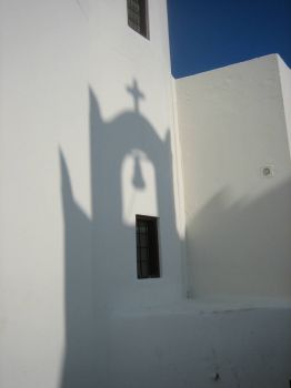 Shadows on the Wall, Santorini, Greece
