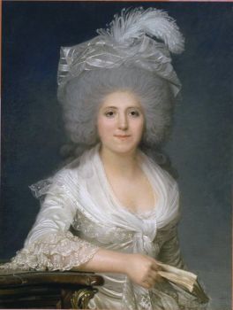 1786 Jeanne Louise Henriette Campan, nee Genet by Joseph Boze