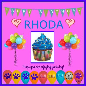 Happy Birthday Rhoda!