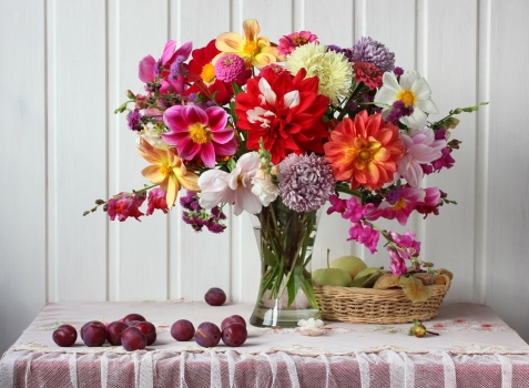 Bouquet of garden flowers