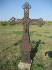 cast grave marker