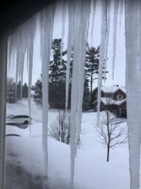 Canada - more snow and more icicles