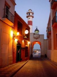 Old and "New" light's in Rota, Spain