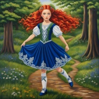 Kathleen. The dancer in the woods