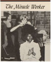 Back Stage in Makeup - The Miracle Worker - Many Long Years Ago