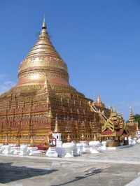 Golden temple, Bhagan, Myanmar (Burma)