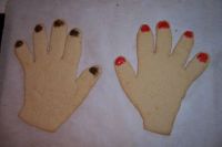 Hand Cookies made by my Granddaughter