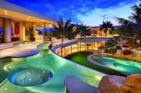 Resort Pools at Night