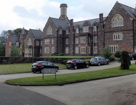 The former Pen-y-fal Hospital, Abergavenny