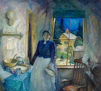 My Mother, 1929, N. C. Wyeth (1882-1945)