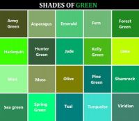 Shades of Green - extra small