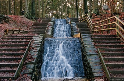 Theme: waterfalls: Loenen waterval, the Netherlands