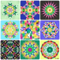 Sue's Pastel Squares Recycled