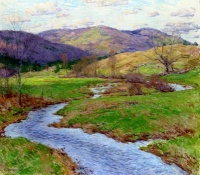 Swollen Brook (No. 2) 1923 by Willard Metcalf
