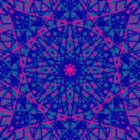 Kaleidoscope Pink and blue