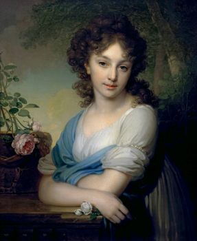 Borovikovsky - portrait-of-elena-alexandrovna-naryshkina-1799