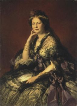 Elena Pavlovna by Winterhalter (1862, Hermitage)