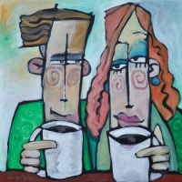 Tim Nyberg Artwork   -   'Coffee Date'