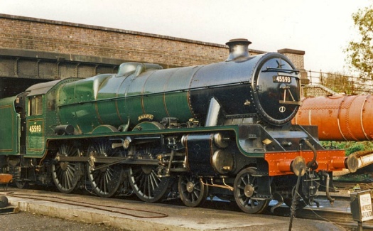 Solve LMS Jubilee Class 4-6-0 45593 Kolhapur at Loughborough 1995