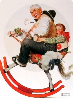 Solve Norman Rockwell jigsaw puzzle online with 35 pieces