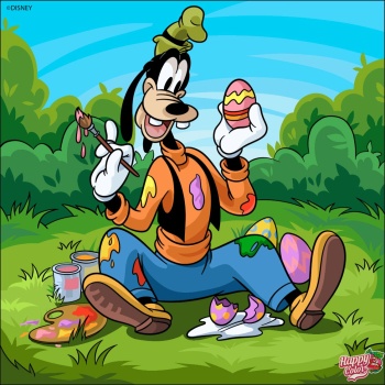 Solve Goofy time . . . . . jigsaw puzzle online with 9 pieces
