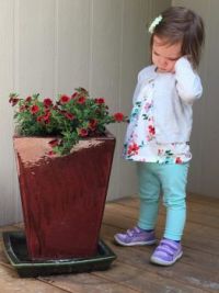 Girl and a Flower Pot