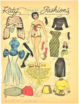 Katy - Designer Fashions  ~  Oct -1961