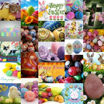 Easter Collage: Large