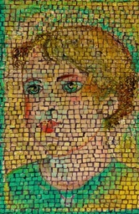 Child  in mosaic