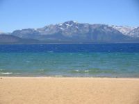 Beach and mountain