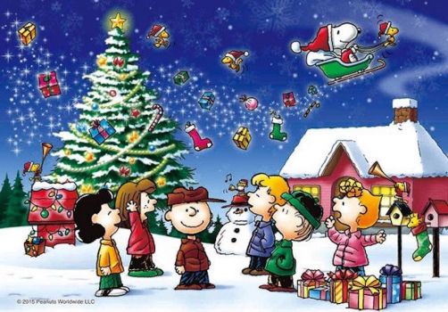 Solve Merry Christmas from the Peanuts gang. jigsaw puzzle online with ...