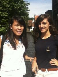 My Sister and I in Bruges, Belgium