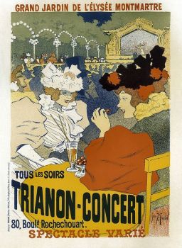 vintage french poster - Trianon-Concert